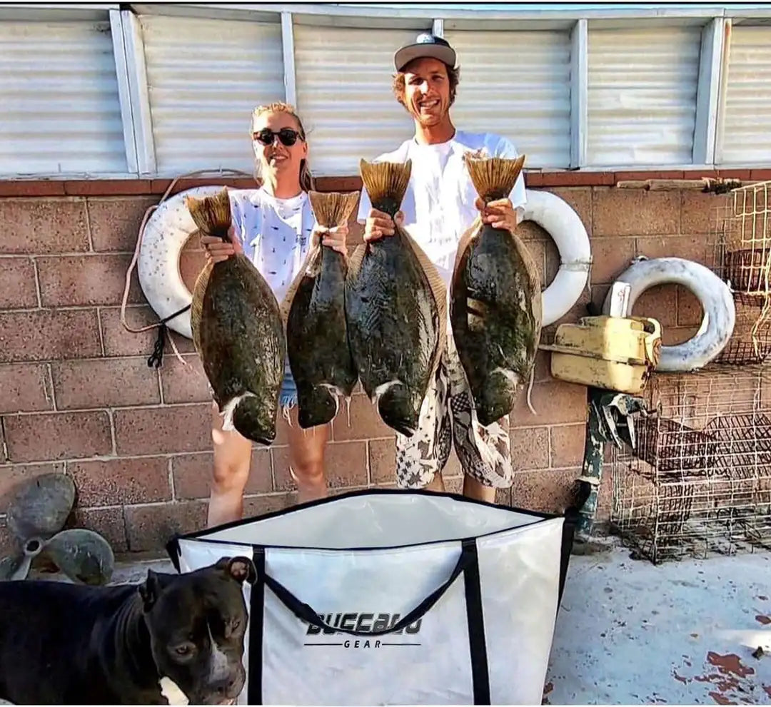 Buffalo Gear Insulated Larger Pesca Fish Bag Leakproof Fishing Kill Keep Ice Cold Fresh Portable Custom Fish Cooler Bag