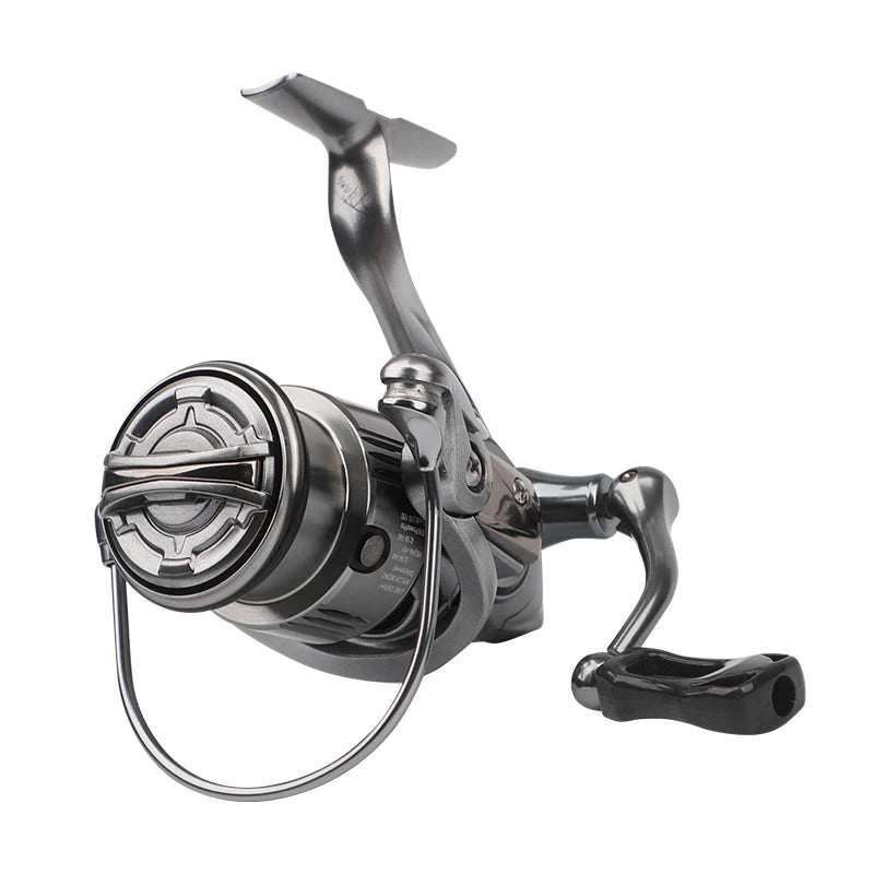 CC Lure Series Spinning Reel Saltwater Resistant with Stabilizer Bar & Stainless Steel Bearings for River and Lake Fishing