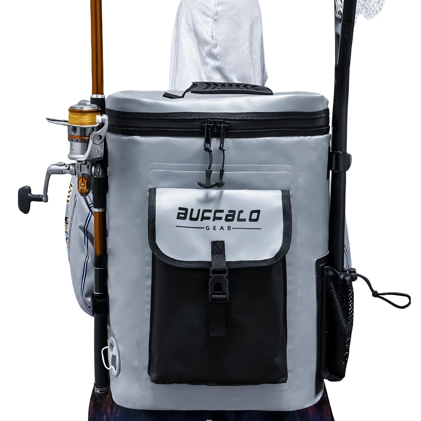 Buffalo Gear Insulated Larger Pesca Fish Bag Leakproof Fishing Kill Keep Ice Cold Fresh Portable Custom Fish Cooler Bag