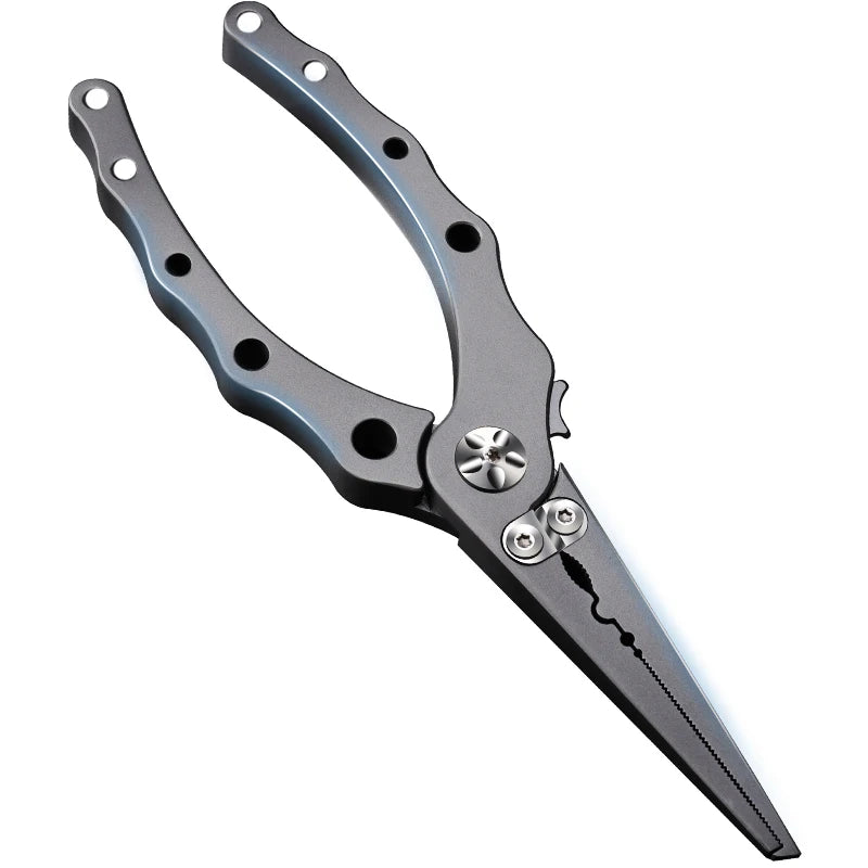 Hasida HISTAR FG Lure Pliers Titanium Alloy Tungsten Steel Blade Multifunctional Ultra-Light Anti-Marine Water Fishing