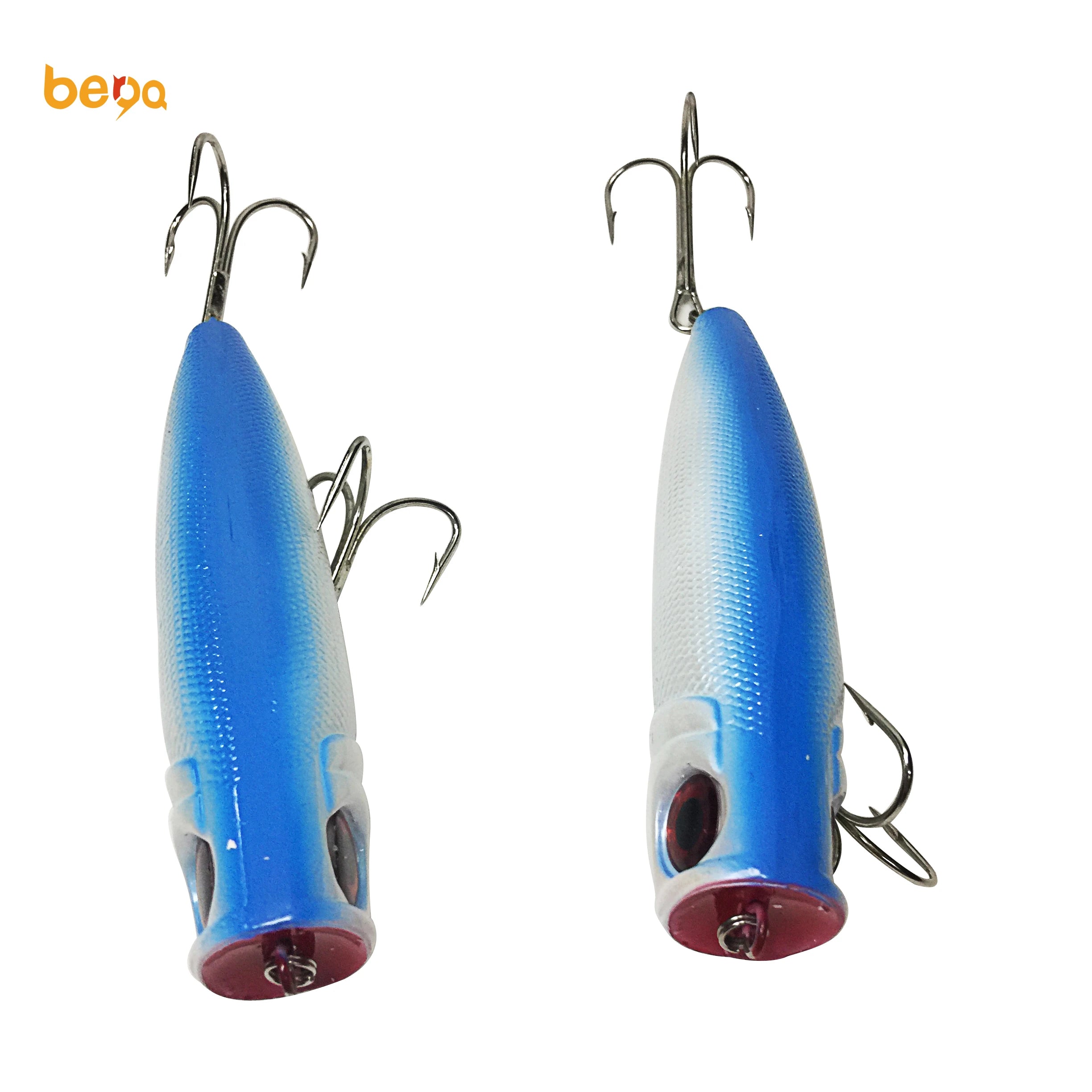 13cm 40g Popper Fishing Lure Stainless Steel Floating Popper Sea Bait with Jigging & Frog Lures for River Fishing