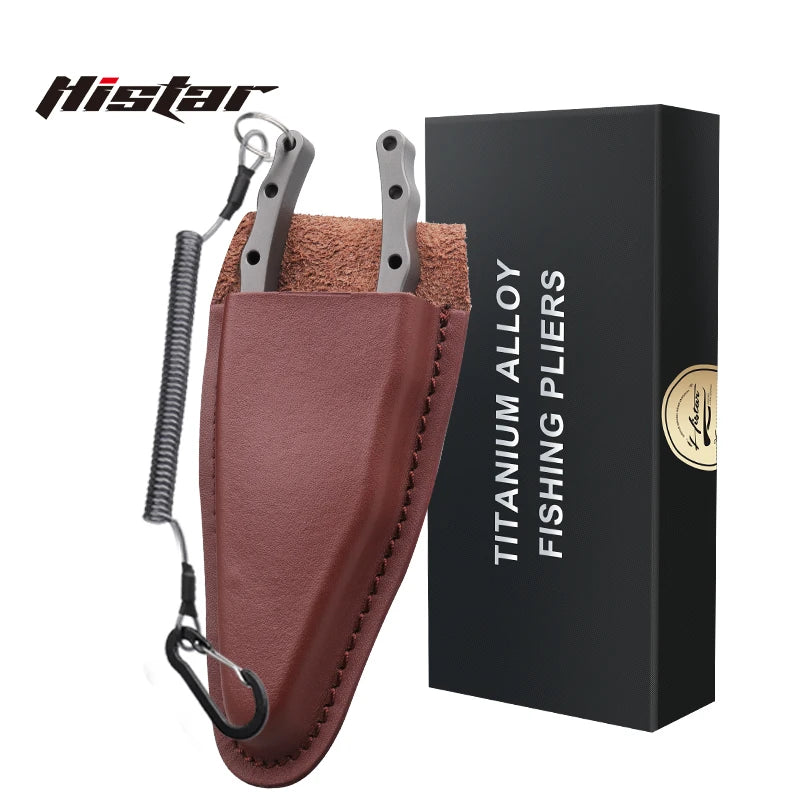 Hasida HISTAR FG Lure Pliers Titanium Alloy Tungsten Steel Blade Multifunctional Ultra-Light Anti-Marine Water Fishing
