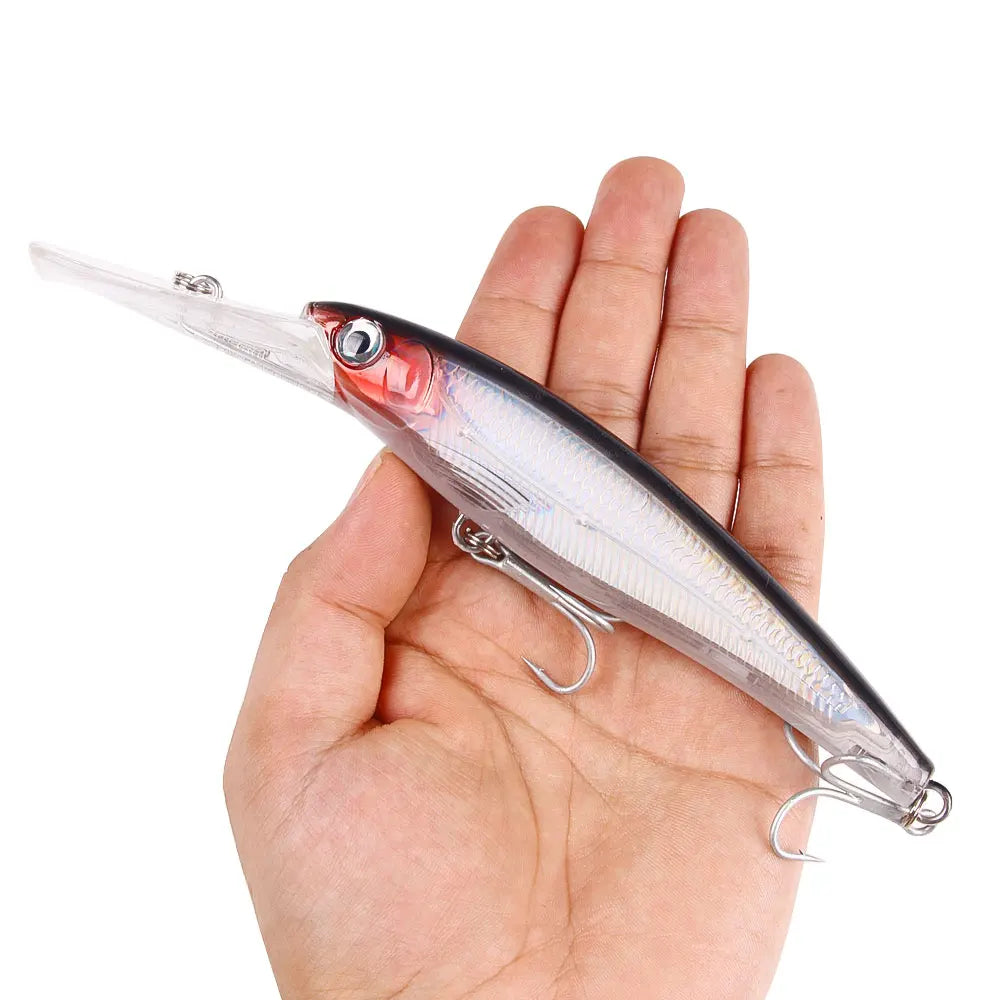 73g Large Heavy Minnow Tuna Fishing Lures Deep Diving Minnow 220mm Pesca Trolling Big Game Fishing Lures