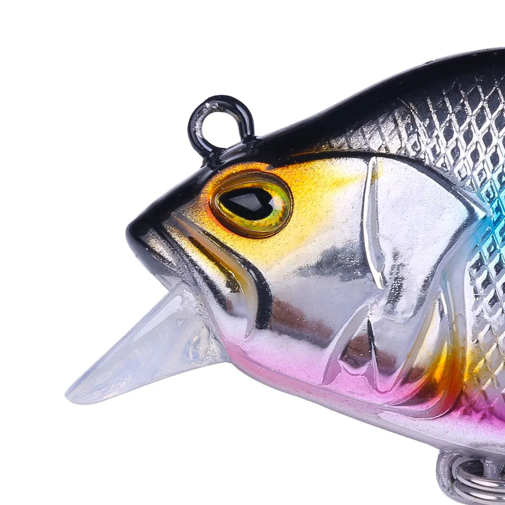 10pcs set 75mm 12g Jointed Fishing Swim Baits 2 Section Hard Plastic Minnow Bait Senuelos De Pesca
