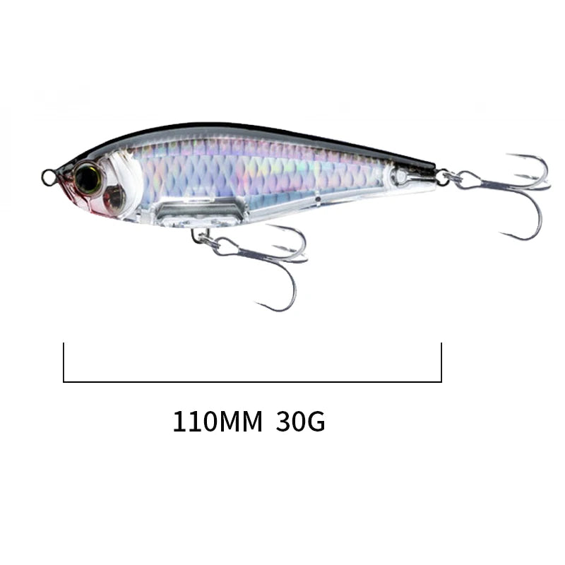 Seabass Fishing 11cm 30g Pencil Lures Saltwater Pesca Artificial Twitchbaits Trout Fishing Pesca Artificial Wobblers Carp Fish