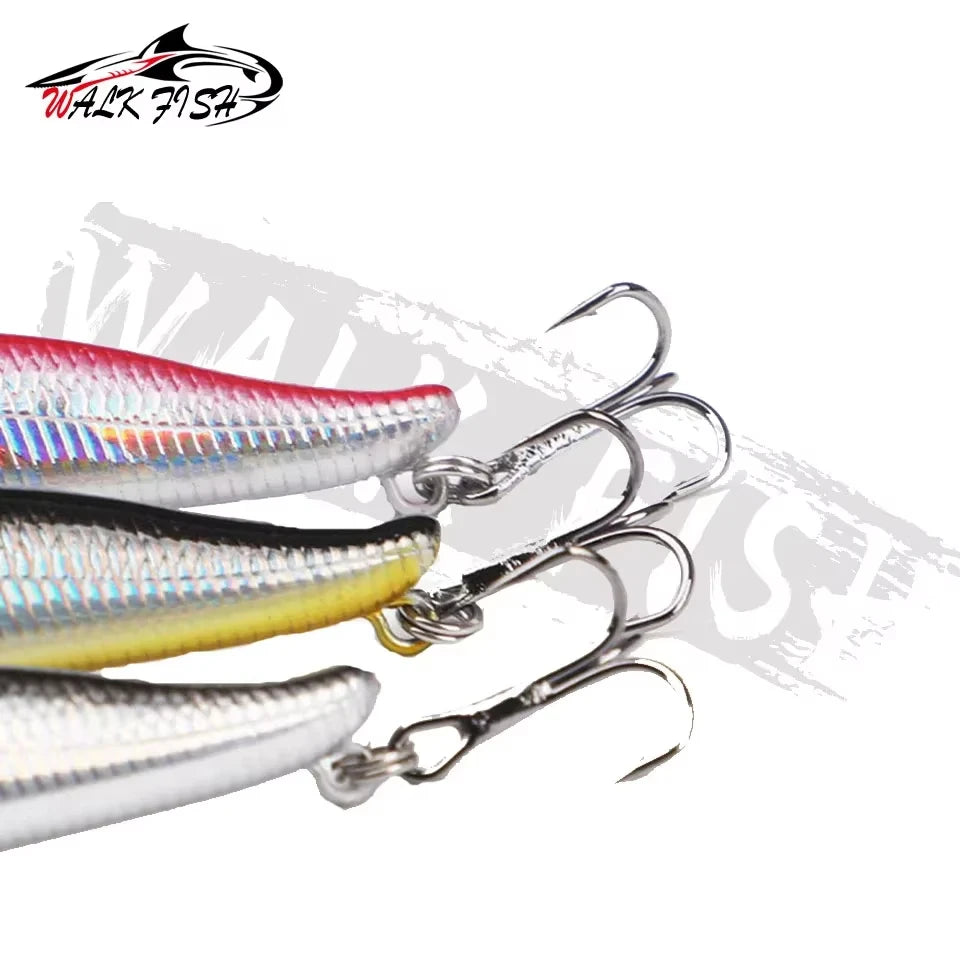 WALK FISH 5.5cm 4g Sinking Minnow Fishing Lures Trout Artificial Hard Bait Jerkbait Wobblers Crankbait Bass Carp Tackle Pesca