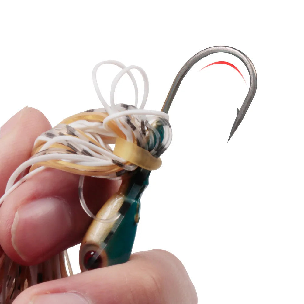 Swim Jigs Fishing Lure Silicone Artificial Bait Skirts Casting Jig Sharp Hook Spinners Spinnerbait Metal Trout Spoon Bass Pike