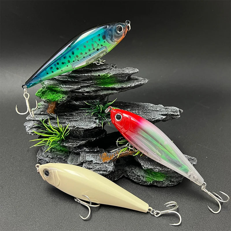 Seabass Fishing 11cm 30g Pencil Lures Saltwater Pesca Artificial Twitchbaits Trout Fishing Pesca Artificial Wobblers Carp Fish
