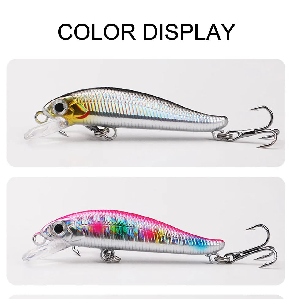 WALK FISH 5.5cm 4g Sinking Minnow Fishing Lures Trout Artificial Hard Bait Jerkbait Wobblers Crankbait Bass Carp Tackle Pesca
