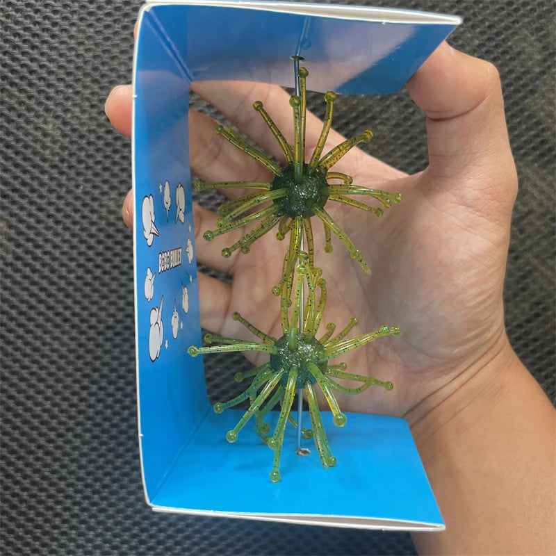 Lure bait, sea urchin float, soft bait, water gall ball, black pit, wild fishing, competitive fishing, sea bass, mandarin fish,