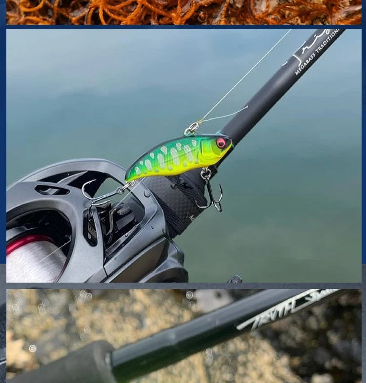 Fishing 64mm 7.6g Swimbaits Bass Big Fish Crankbaits Fishing Lure Sinking Wobblers for Pike Minnow Lure Fishing Tackle