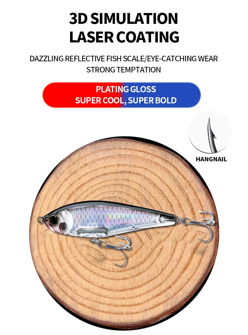 Seabass Fishing 11cm 30g Pencil Lures Saltwater Pesca Artificial Twitchbaits Trout Fishing Pesca Artificial Wobblers Carp Fish