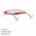 Fishing 50mm 3.5g Swimbaits Bass Big Fish Crankbaits Fishing Lure Floating Wobblers for Pike Minnow Lure Fishing Tackle