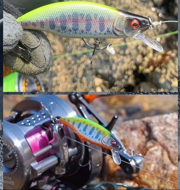 Fishing 64mm 7.6g Swimbaits Bass Big Fish Crankbaits Fishing Lure Sinking Wobblers for Pike Minnow Lure Fishing Tackle
