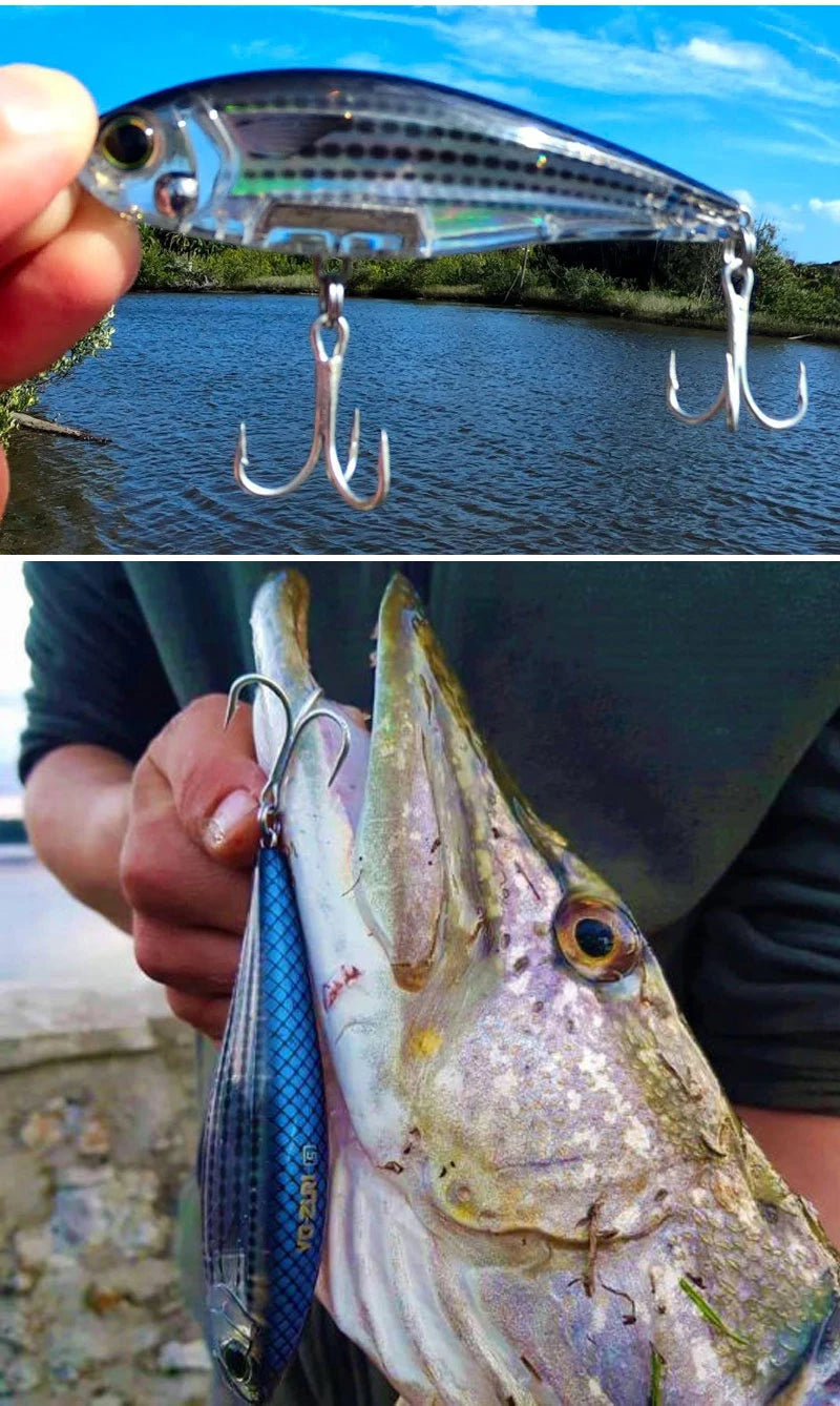 Seabass Fishing 11cm 30g Pencil Lures Saltwater Pesca Artificial Twitchbaits Trout Fishing Pesca Artificial Wobblers Carp Fish