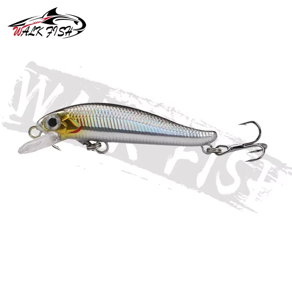 WALK FISH 5.5cm 4g Sinking Minnow Fishing Lures Trout Artificial Hard Bait Jerkbait Wobblers Crankbait Bass Carp Tackle Pesca