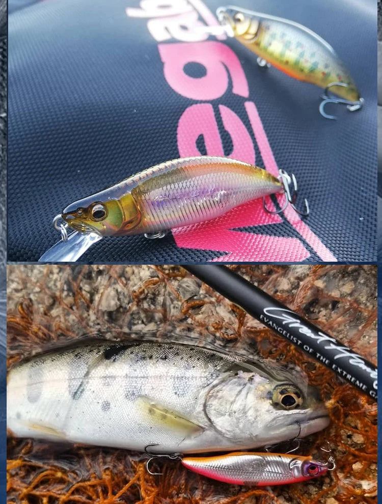 Fishing 64mm 7.6g Swimbaits Bass Big Fish Crankbaits Fishing Lure Sinking Wobblers for Pike Minnow Lure Fishing Tackle