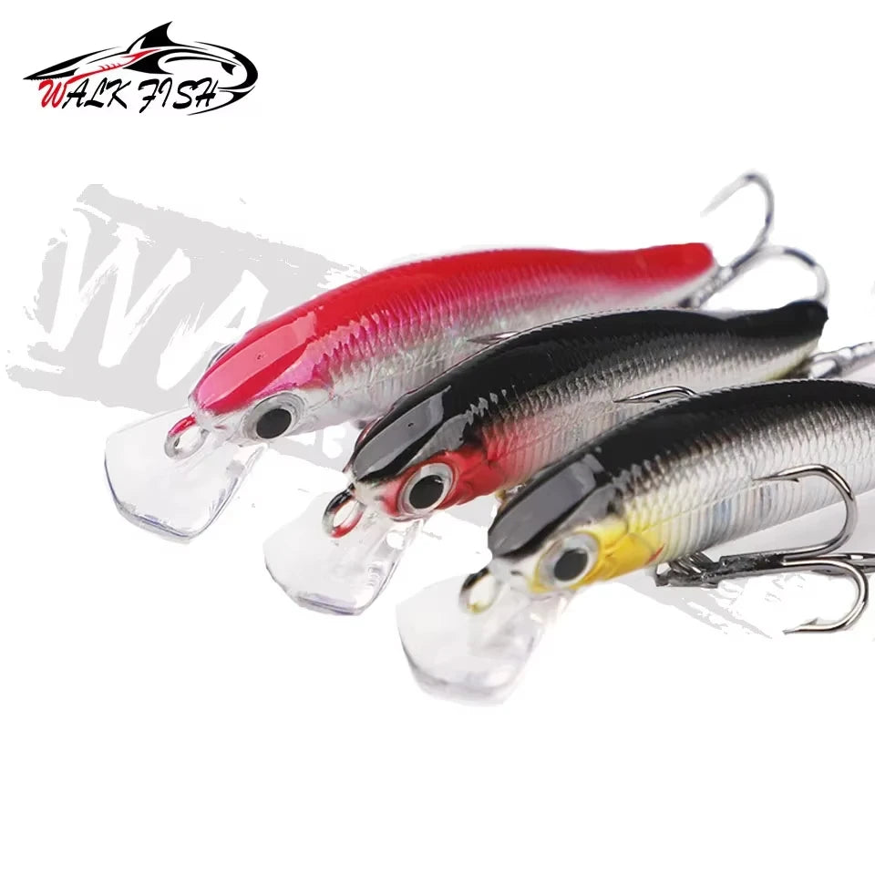 WALK FISH 5.5cm 4g Sinking Minnow Fishing Lures Trout Artificial Hard Bait Jerkbait Wobblers Crankbait Bass Carp Tackle Pesca