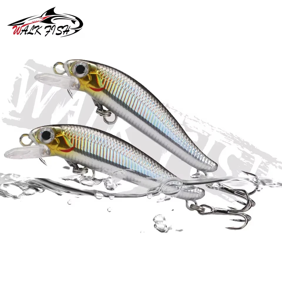 WALK FISH 5.5cm 4g Sinking Minnow Fishing Lures Trout Artificial Hard Bait Jerkbait Wobblers Crankbait Bass Carp Tackle Pesca